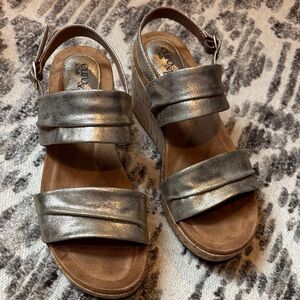 Eürosoft by Söfft gold cork wedges